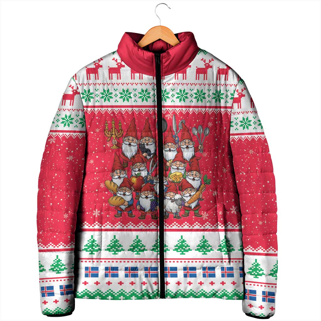Iceland Christmas Padded Jacket Icelandic Yule Lads LT19