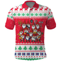 Iceland Christmas Polo Shirt Icelandic Yule Lads LT19
