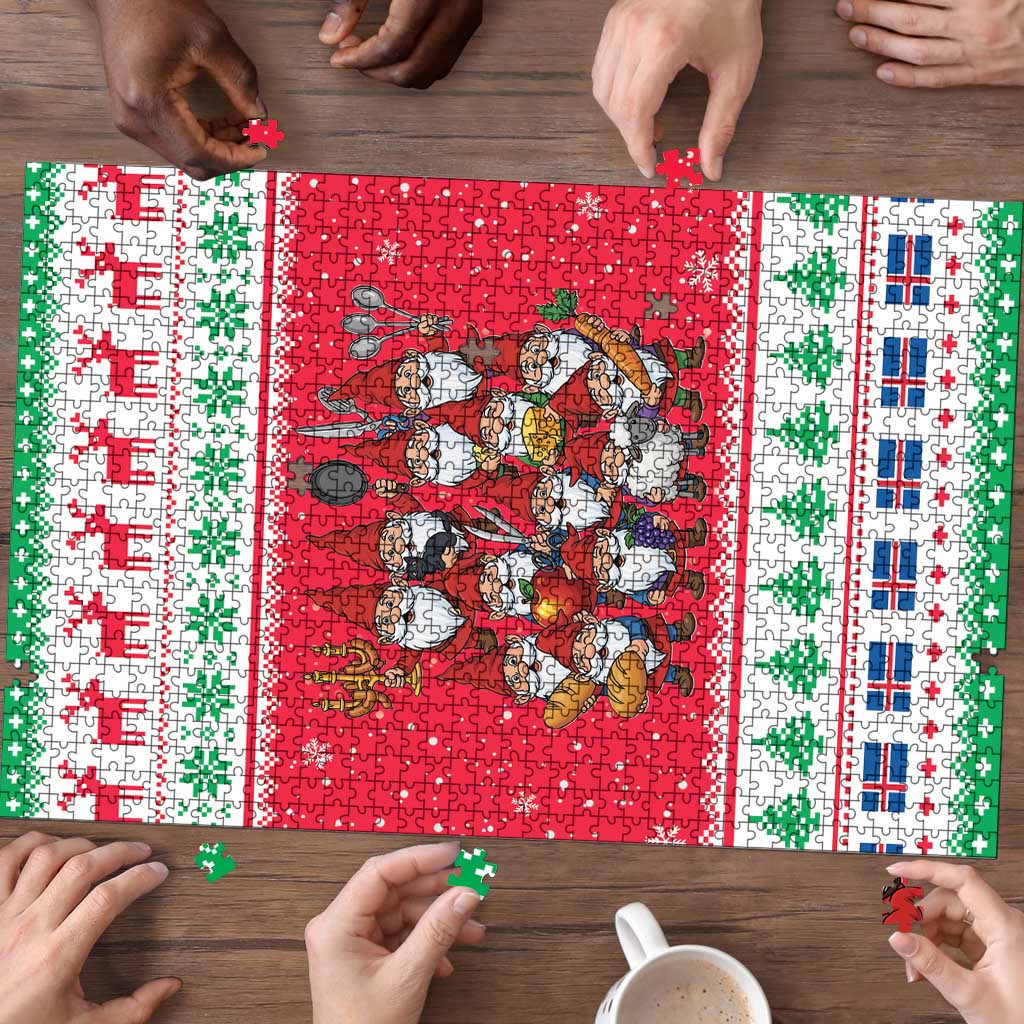 Iceland Christmas Puzzle Icelandic Yule Lads - Wonder Print Shop