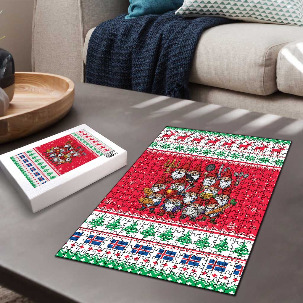 Iceland Christmas Puzzle Icelandic Yule Lads - Wonder Print Shop
