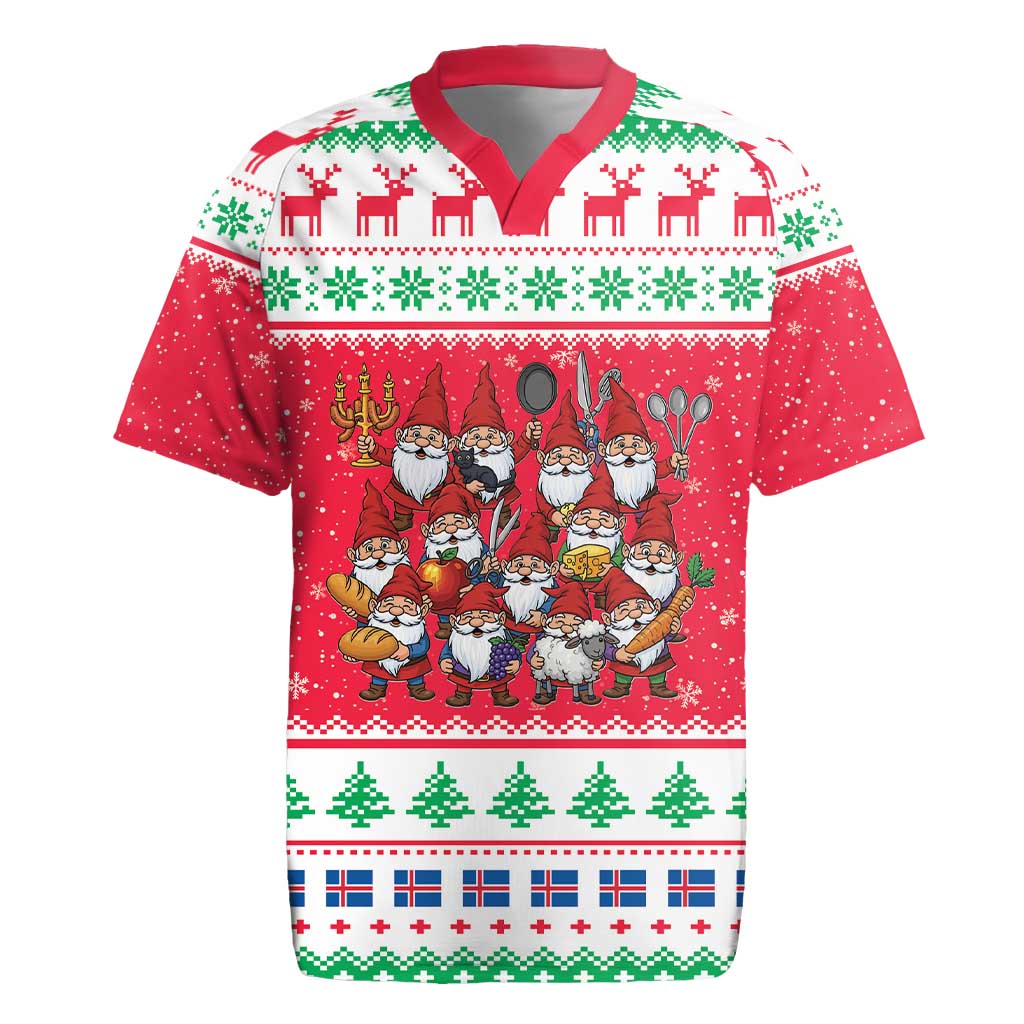 Iceland Christmas Rugby Jersey Icelandic Yule Lads LT19