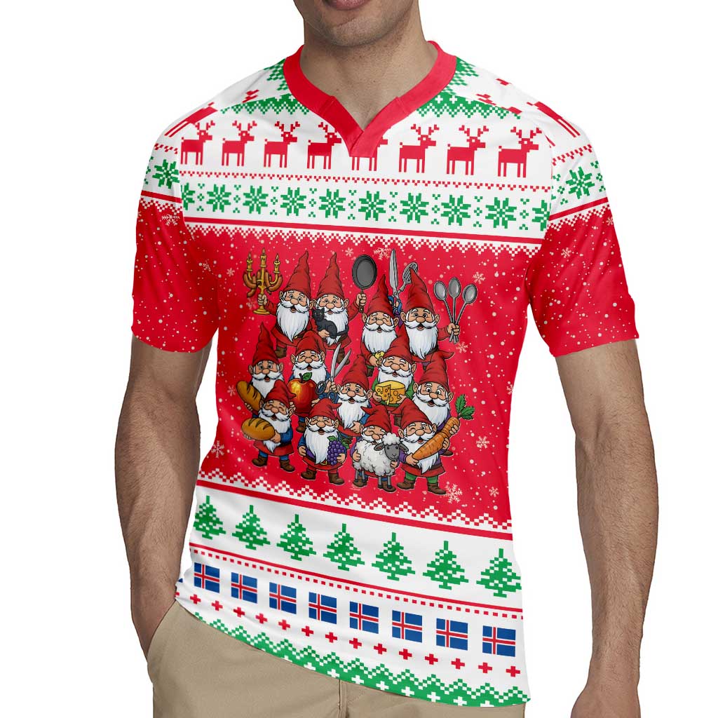 Iceland Christmas Rugby Jersey Icelandic Yule Lads LT19