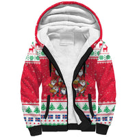 Iceland Christmas Sherpa Hoodie Icelandic Yule Lads LT19