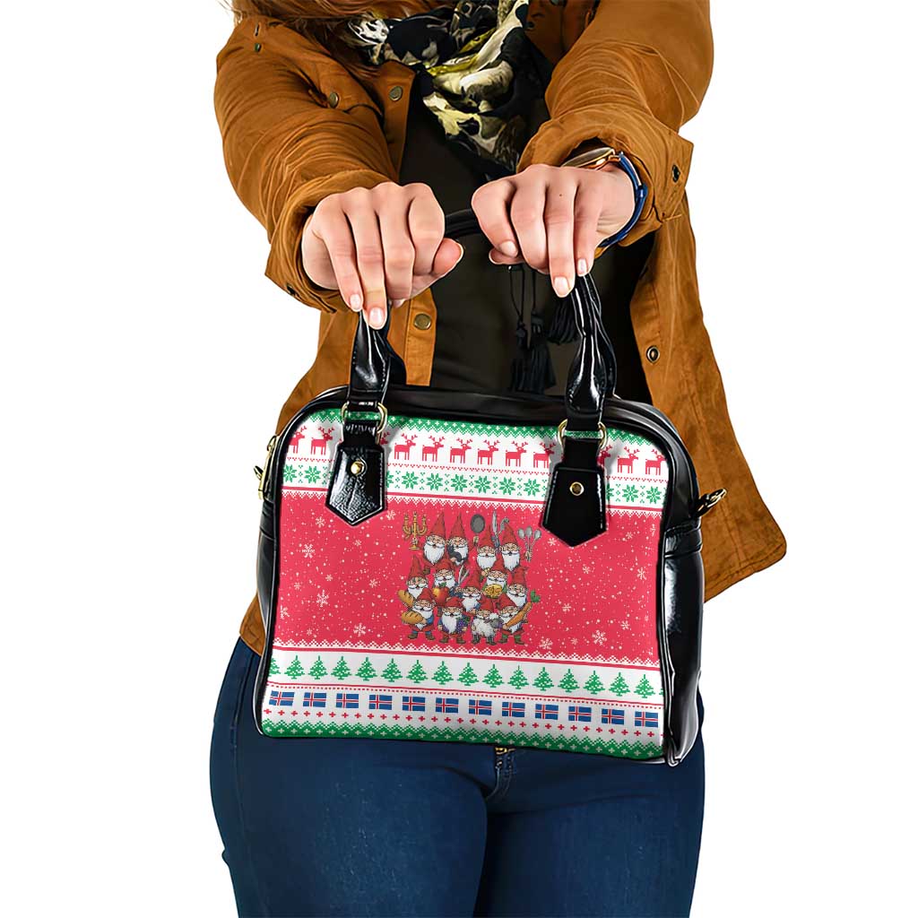 Iceland Christmas Shoulder Handbag Icelandic Yule Lads - Wonder Print Shop