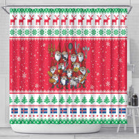 Iceland Christmas Shower Curtain Icelandic Yule Lads - Wonder Print Shop