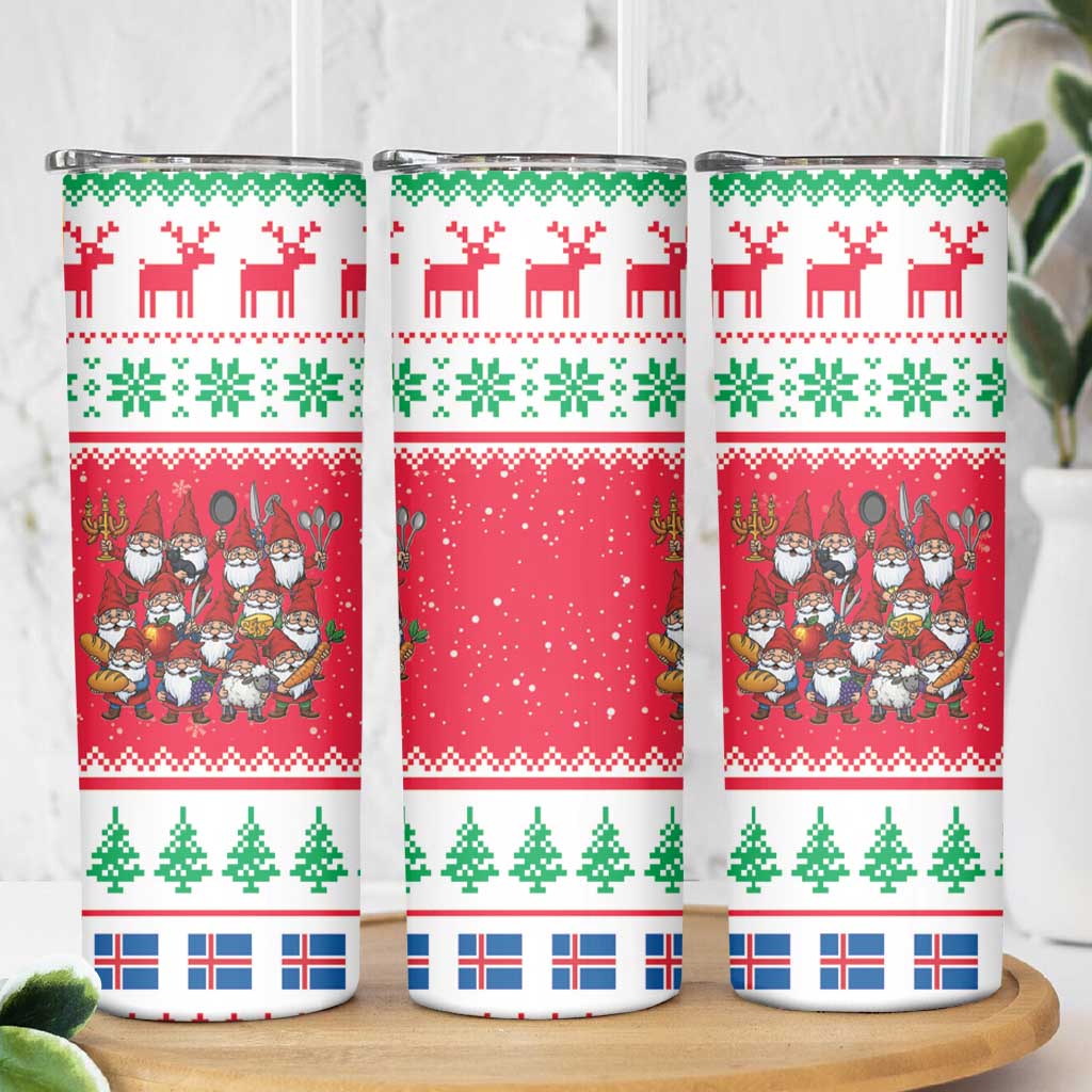 Iceland Christmas Skinny Tumbler Icelandic Yule Lads - Wonder Print Shop