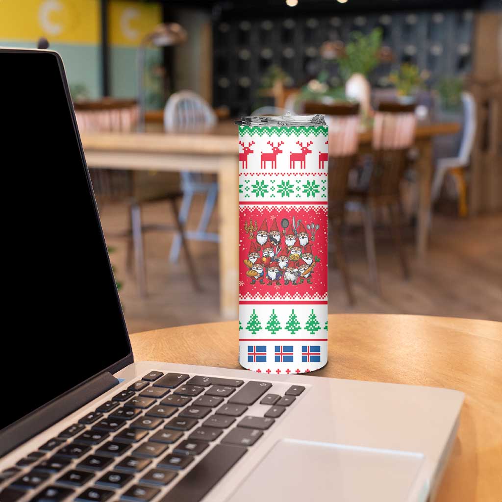Iceland Christmas Skinny Tumbler Icelandic Yule Lads - Wonder Print Shop