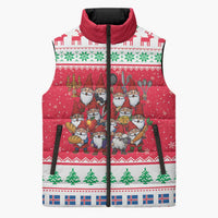 Iceland Christmas Sleeveless Puffer Jacket Icelandic Yule Lads LT19