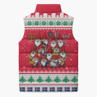 Iceland Christmas Sleeveless Puffer Jacket Icelandic Yule Lads LT19