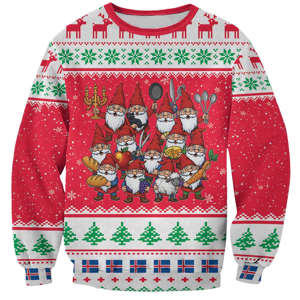 Iceland Christmas Sweatshirt Icelandic Yule Lads LT19