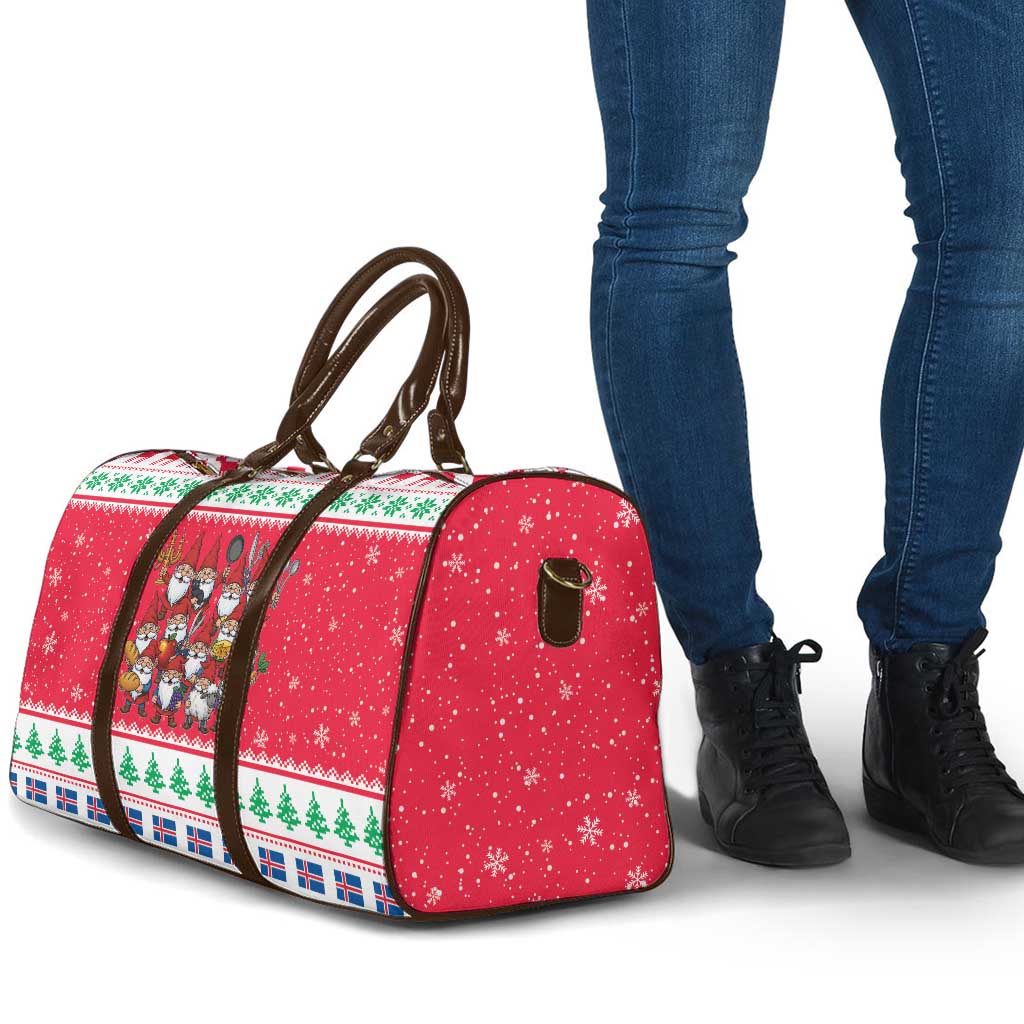 Iceland Christmas Travel Bag Icelandic Yule Lads - Wonder Print Shop