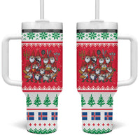 Iceland Christmas Tumbler With Handle Icelandic Yule Lads - Wonder Print Shop