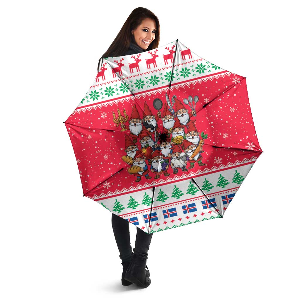 Iceland Christmas Umbrella Icelandic Yule Lads - Wonder Print Shop