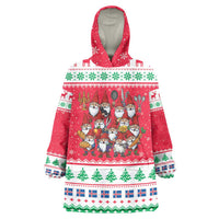 Iceland Christmas Wearable Blanket Hoodie Icelandic Yule Lads LT19