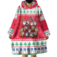 Iceland Christmas Wearable Blanket Hoodie Icelandic Yule Lads LT19