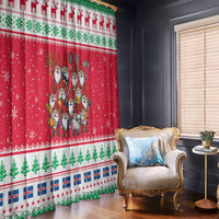 Iceland Christmas Window Curtain Icelandic Yule Lads - Wonder Print Shop