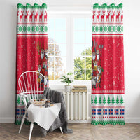 Iceland Christmas Window Curtain Icelandic Yule Lads - Wonder Print Shop