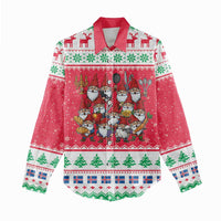 Iceland Christmas Women Casual Shirt Icelandic Yule Lads LT19
