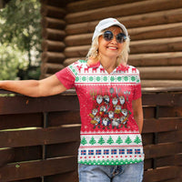 Iceland Christmas Women Polo Shirt Icelandic Yule Lads LT19