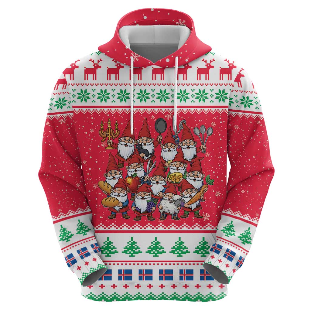 Iceland Christmas Zip Hoodie Icelandic Yule Lads LT19