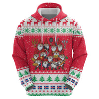 Iceland Christmas Zip Hoodie Icelandic Yule Lads LT19