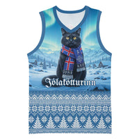 Iceland Christmas Basketball Jersey Icelandic Yule Cat LT19