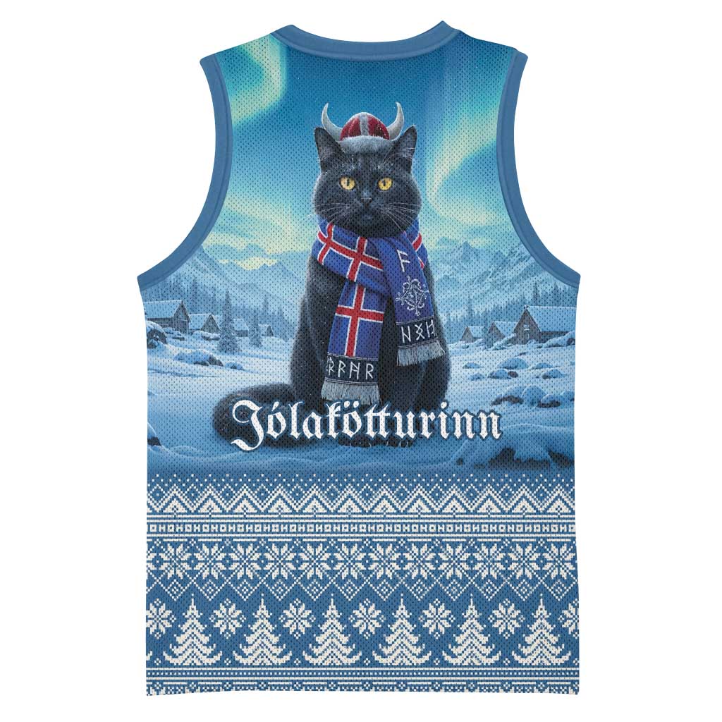 Iceland Christmas Basketball Jersey Icelandic Yule Cat LT19