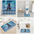 Iceland Christmas Bathroom Set Icelandic Yule Cat - Wonder Print Shop