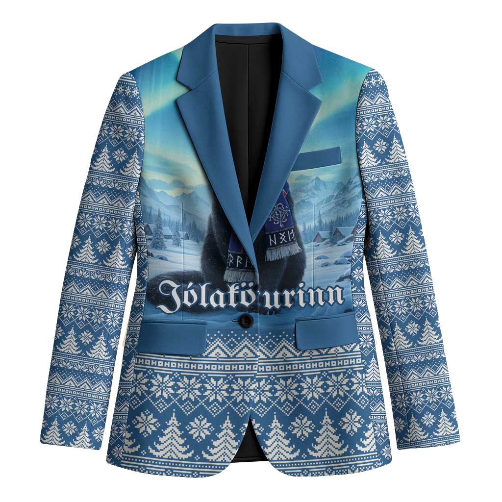 Iceland Christmas Blazer Icelandic Yule Cat LT19