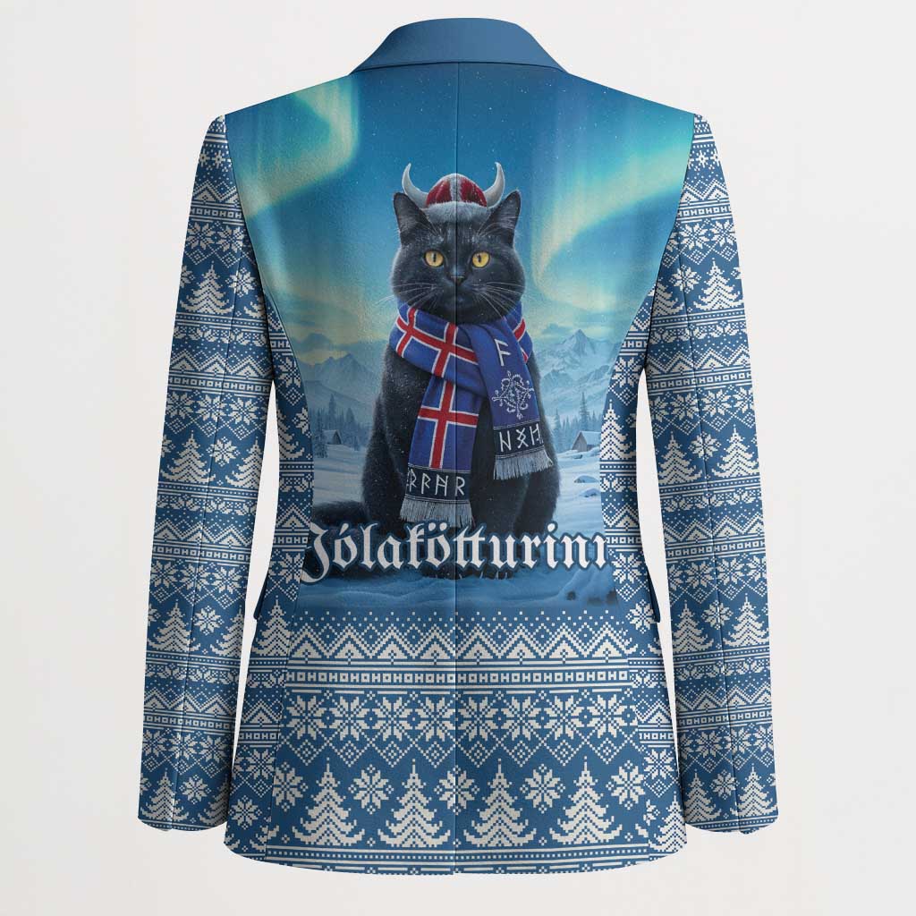 Iceland Christmas Blazer Icelandic Yule Cat LT19