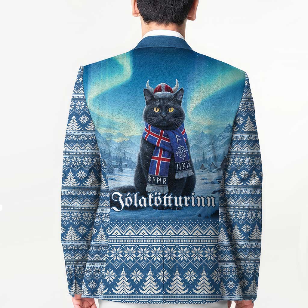 Iceland Christmas Blazer Icelandic Yule Cat LT19