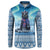 Iceland Christmas Button Sweatshirt Icelandic Yule Cat LT19