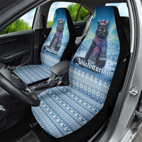 Iceland Christmas Car Seat Cover Icelandic Yule Cat - Wonder Print Shop
