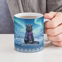 Iceland Christmas Ceramic Mug Icelandic Yule Cat - Wonder Print Shop