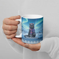 Iceland Christmas Ceramic Mug Icelandic Yule Cat - Wonder Print Shop