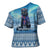 Iceland Christmas Cross Shoulder Shirt Icelandic Yule Cat LT19