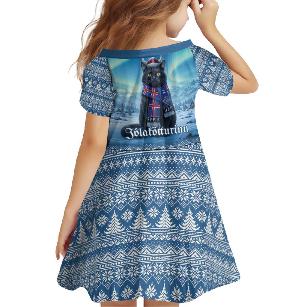 Iceland Christmas Family Matching Mermaid Dress and Hawaiian Shirt Icelandic Yule Cat LT19