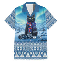 Iceland Christmas Family Matching Mermaid Dress and Hawaiian Shirt Icelandic Yule Cat LT19