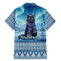 Iceland Christmas Family Matching Mermaid Dress and Hawaiian Shirt Icelandic Yule Cat LT19