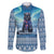 Iceland Christmas Family Matching Off The Shoulder Long Sleeve Dress and Hawaiian Shirt Icelandic Yule Cat LT19