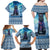 Iceland Christmas Family Matching Off Shoulder Maxi Dress and Hawaiian Shirt Icelandic Yule Cat LT19
