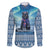 Iceland Christmas Family Matching Off Shoulder Maxi Dress and Hawaiian Shirt Icelandic Yule Cat LT19