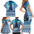 Iceland Christmas Family Matching Short Sleeve Bodycon Dress and Hawaiian Shirt Icelandic Yule Cat LT19
