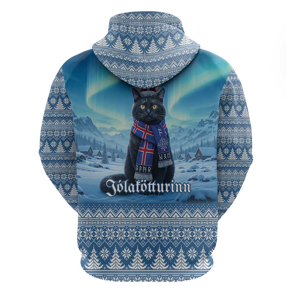 Iceland Christmas Hoodie Icelandic Yule Cat LT19