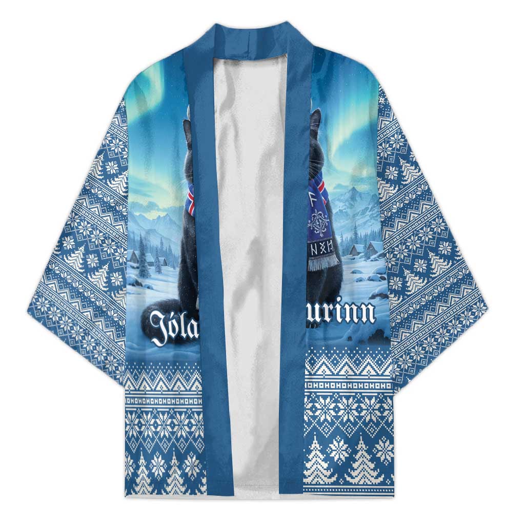 Iceland Christmas Kimono Icelandic Yule Cat LT19