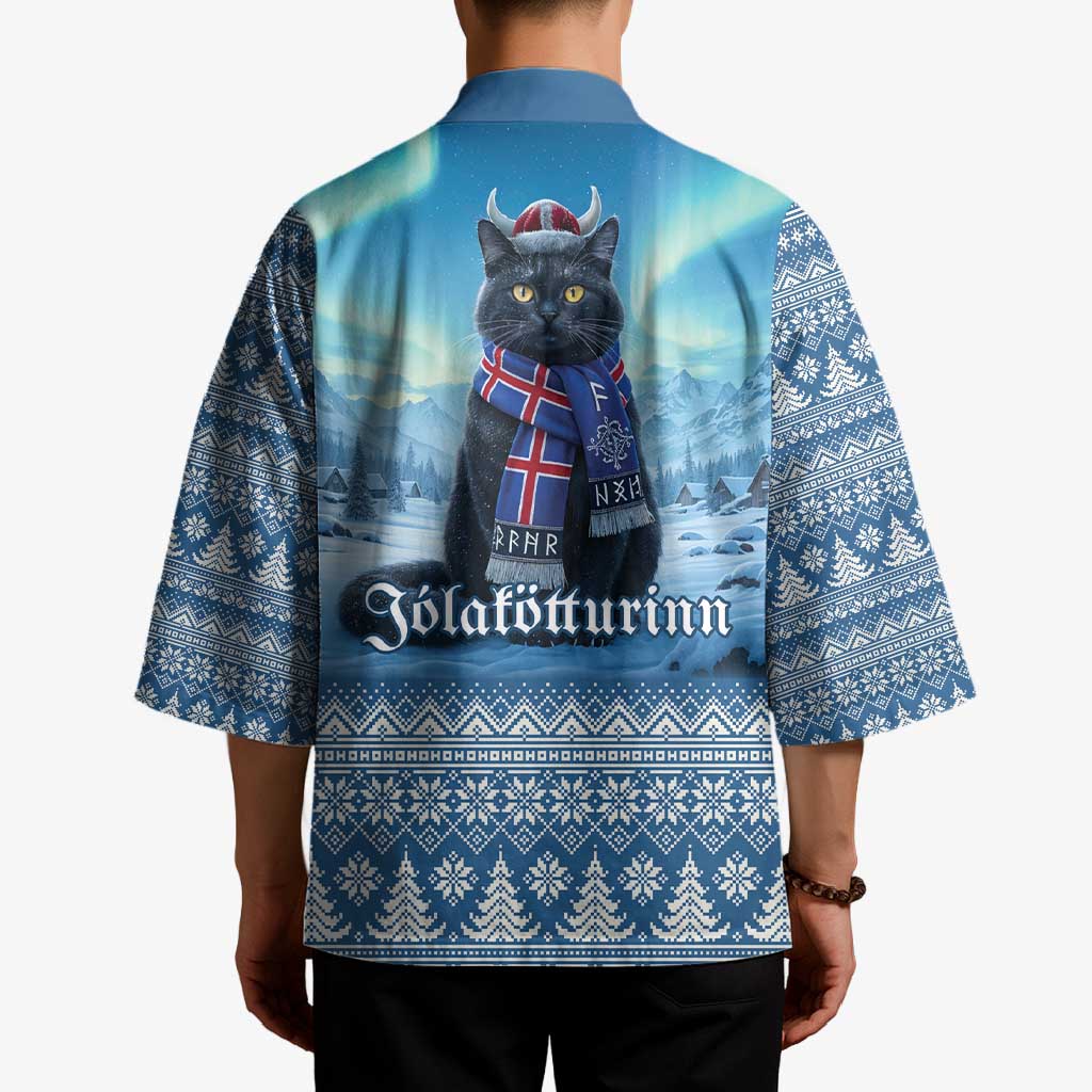 Iceland Christmas Kimono Icelandic Yule Cat LT19
