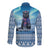 Iceland Christmas Long Sleeve Button Shirt Icelandic Yule Cat LT19