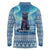 Iceland Christmas Long Sleeve Polo Shirt Icelandic Yule Cat LT19