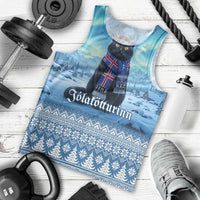 Iceland Christmas Men Tank Top Icelandic Yule Cat LT19