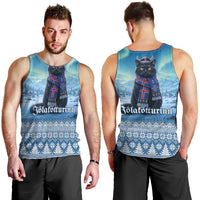 Iceland Christmas Men Tank Top Icelandic Yule Cat LT19